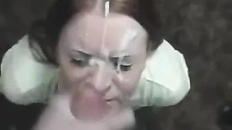 Redhead Girlfriend Messy Homemade Blowjob with Big Facial Redhead Girlfriend Messy Homemade Blowjob with Big Facial