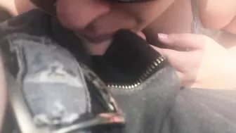 Homemade Outdoor Sex with Panties & Moaning - Amateur Creampie Fingering Exhibition