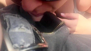 Homemade Outdoor Sex with Panties & Moaning - Amateur Creampie Fingering Exhibition