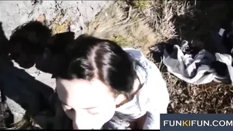 Homemade Public Blowjobs with Cum in Mouth Compilation