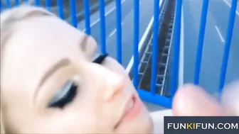 Homemade Public Blowjobs with Cum in Mouth Compilation