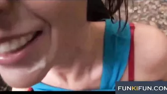 Homemade Public Blowjobs with Cum in Mouth Compilation