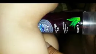 Homemade Double Penetration Anal Sex with Improvised Dildo & Hot Girlfriend Homemade Double Penetration Anal Sex with Improvised Dildo & Hot Girlfriend