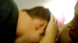 Homemade Swinging Wife Bisexual Cuckold Hubby Rides BBC with Interracial Couple