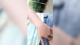 Public Flashing with Busty Blonde MILF Natural Big Tits