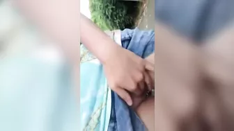 Public Flashing with Busty Blonde MILF Natural Big Tits