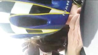 Homemade Blowjob by Horny Milf in Open Field