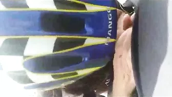 Homemade Blowjob by Horny Milf in Open Field