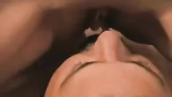 Wild Cuckold Wife Gets BBC Creampie in Homemade Sex