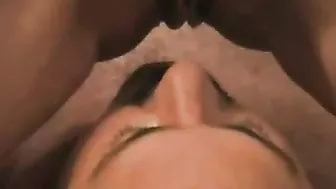 Wild Cuckold Wife Gets BBC Creampie in Homemade Sex