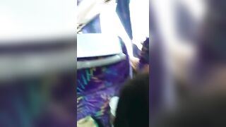 Homemade Blowjob on Crowded Bus with Horny Girlfriend