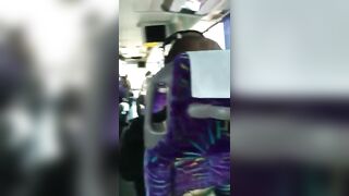 Homemade Blowjob on Crowded Bus with Horny Girlfriend