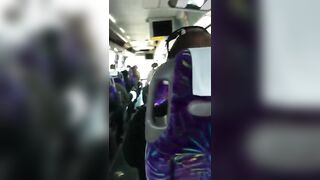 Homemade Blowjob on Crowded Bus with Horny Girlfriend