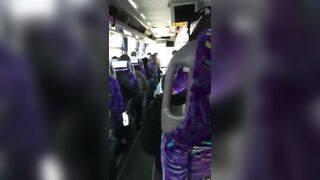 Homemade Blowjob on Crowded Bus with Horny Girlfriend