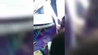 Homemade Blowjob on Crowded Bus with Horny Girlfriend