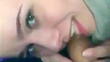 Homemade Blowjob on Crowded Bus with Horny Girlfriend