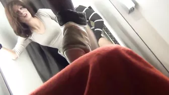 German Amateurs Fucking in Public Changing Room