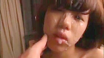 Japanese Slut Gets Huge Facial in Homemade Amateur Sex