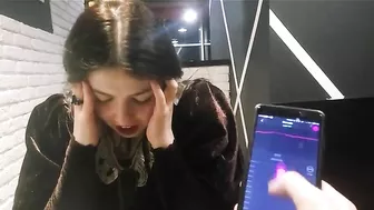 Homemade Submission - Brunette Girlfriend Remote Controlled Panty Vibrator Orgasm