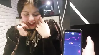 Homemade Submission - Brunette Girlfriend Remote Controlled Panty Vibrator Orgasm