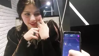 Homemade Submission - Brunette Girlfriend Remote Controlled Panty Vibrator Orgasm