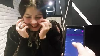 Homemade Submission - Brunette Girlfriend Remote Controlled Panty Vibrator Orgasm