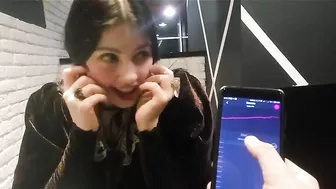 Homemade Submission - Brunette Girlfriend Remote Controlled Panty Vibrator Orgasm