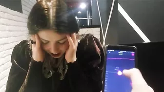 Homemade Submission - Brunette Girlfriend Remote Controlled Panty Vibrator Orgasm