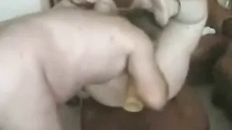 Homemade Fisting & Pussy Eating with Big Tits, Dildos, and Orgasms