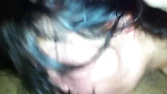 Submissive Girlfriend Amateur Deepthroat Blowjob