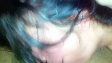 Submissive Girlfriend Amateur Deepthroat Blowjob