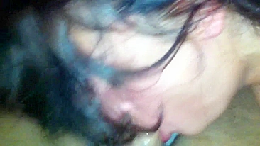 Submissive Girlfriend Amateur Deepthroat Blowjob