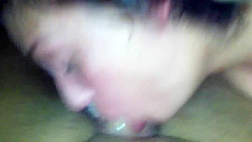 Submissive Girlfriend Amateur Deepthroat Blowjob