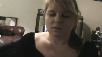 Homemade Blowjob with Cum Swallowing by BBW Blonde Girlfriend