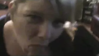 Homemade Blowjob with Cum Swallowing by BBW Blonde Girlfriend