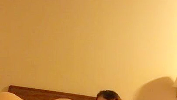 Interracial Step Mom Gives Blowjob to Son Black Friend in Homemade Group Sex