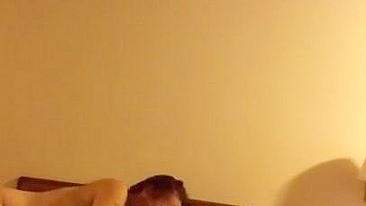 Interracial Step Mom Gives Blowjob to Son Black Friend in Homemade Group Sex