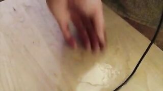 Homemade Squirting Orgasm with Sex Toys - Amateur Nympho Cum Shot