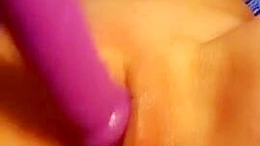 Homemade Squirting Orgasm with Amateur Dildo Fuck & Masturbation