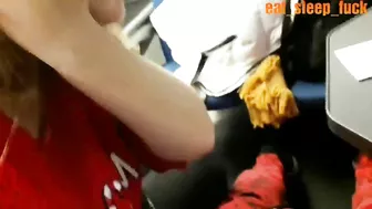 Caught in Public! Amateur Girlfriend Gives Blowjob & Gets Busted during Homemade Sex