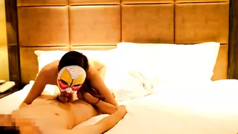 Asian Squirt Gangbang - Homemade Threesome with Moaning Orgasms