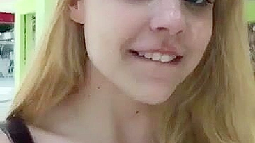 Homemade Cum Face Amateur Teen Sluts' Public Walk of Shame