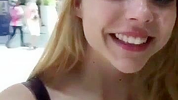 Homemade Cum Face Amateur Teen Sluts' Public Walk of Shame