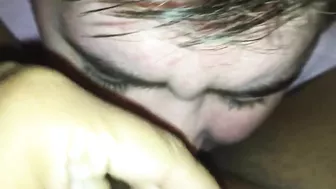 Neighbor Son Licks & Fucks MILF with Strap-on in Homemade Sex