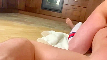 Small Titted School Girl Squirts Hard in Homemade Cowgirl Sex