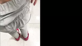 Homemade Anal Fucking in Public Bathroom Amateur Blowjob