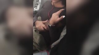 Amateur Ebony Girl Gets Public Masturbation Orgasm in Homemade Sex