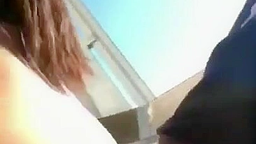 Public Fucking on Ferris Wheel with Cum Sluts