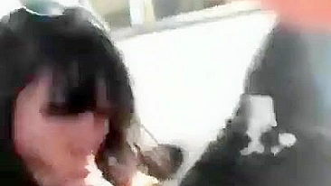 Public Fucking on Ferris Wheel with Cum Sluts