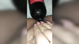 Homemade Masturbation with Bottles & Dildos Leads to Horny Orgasms